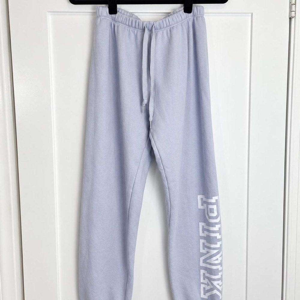 Victoria's Secret PINK Light blue Logo Joggers – Small